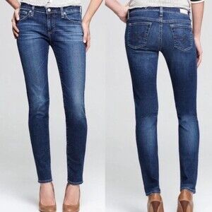 AG Adriano Goldschmied The Stilt Cigarette Leg Jean Medium Wash Women’s Size 26